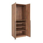 Manhattan Lee - Wardrobe Closet With Hanging Rod And Shoe Shelves