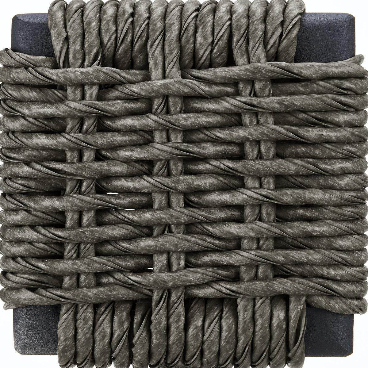 Amira - Outdoor Woven Rattan 360-Swivel Lounge Chair With Aluminum Frame And Mist Gray Cushions - Light Gray / Deep Bronze