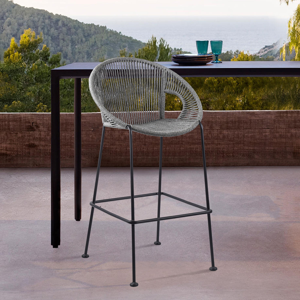 Acapulco - Steel Bar Stool