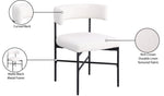 Rivage - Durable Dining Chair With Black Frame (Set of 2)