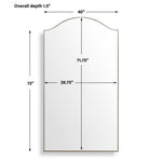 Mallorca - Arch Mirror - Brass