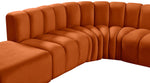 Arc - Velvet 6 Piece Corner Modular Sofa