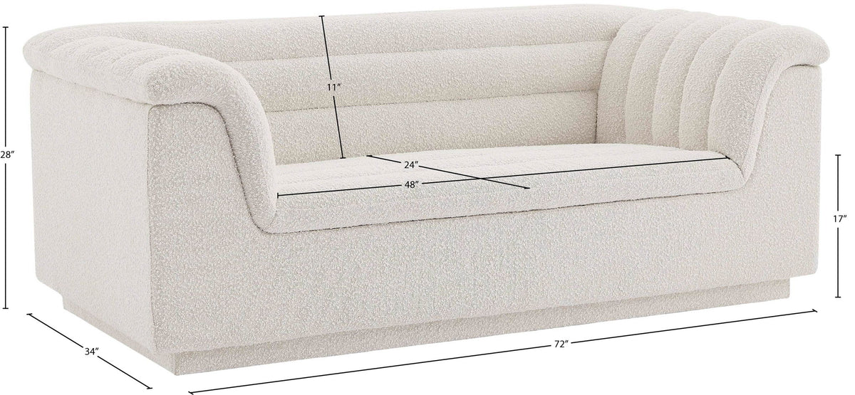 Cascade - Boucle Loveseat