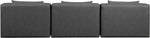 Cube - Modular 3 Seat Armless Sofa