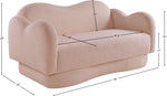 Bloom - Teddy Fabric Loveseat