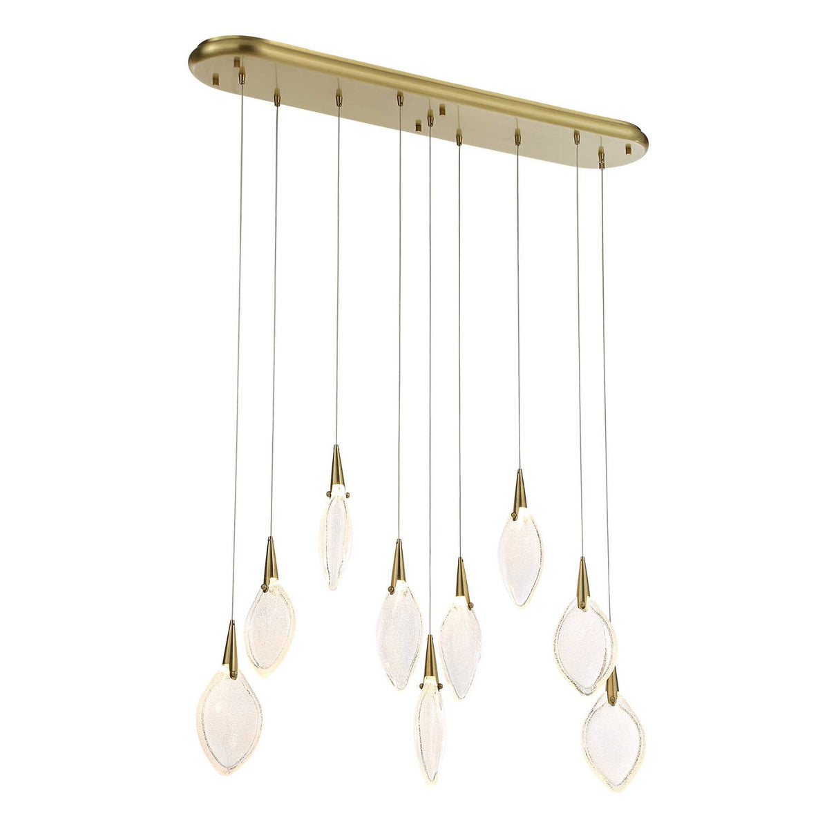 Deluge - Pendant - Bright Brass