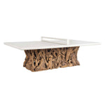 Stonewood - Indoor-Outdoor Ping-Pong Dining Table - White / Woodtone