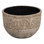 Regalia - Indoor-Outdoor Stone Planter - Brown