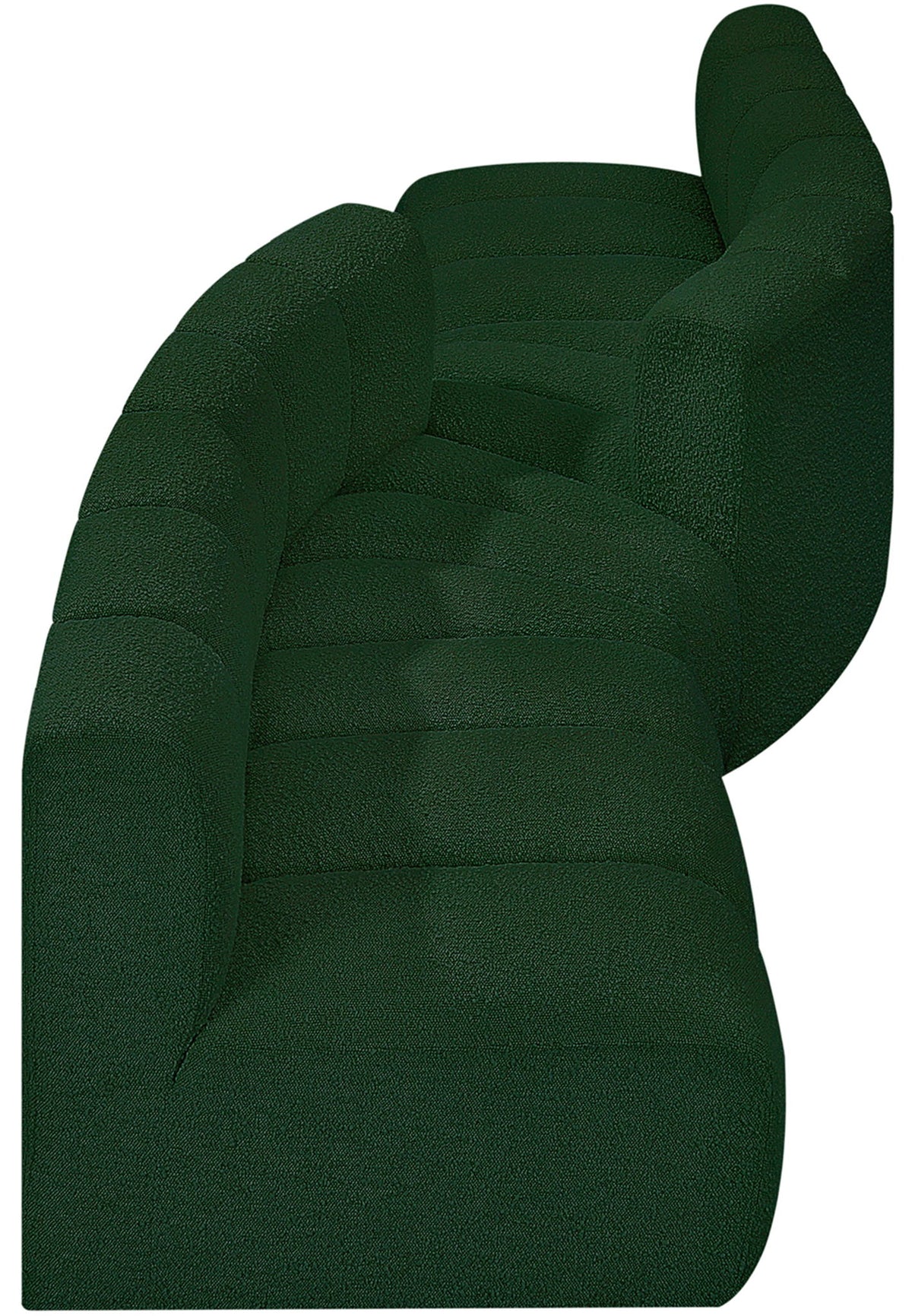 Arc - Boucle Fabric 4 Piece Sofa