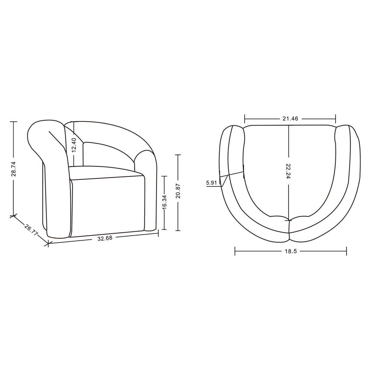 Manhattan Darian - Lounge Chair