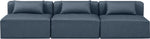 Cube - Modular 3 Seat Armless Sofa