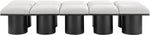 Pavilion - 10 Piece Modular Bench With Black Base