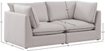 Mackenzie - Modular Sofa 2 Seats