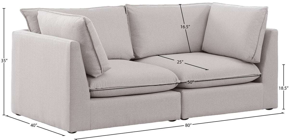 Mackenzie - Modular Sofa 2 Seats