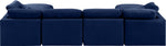 Indulge - Velvet 6 Piece Modular Double Chaise Sectional