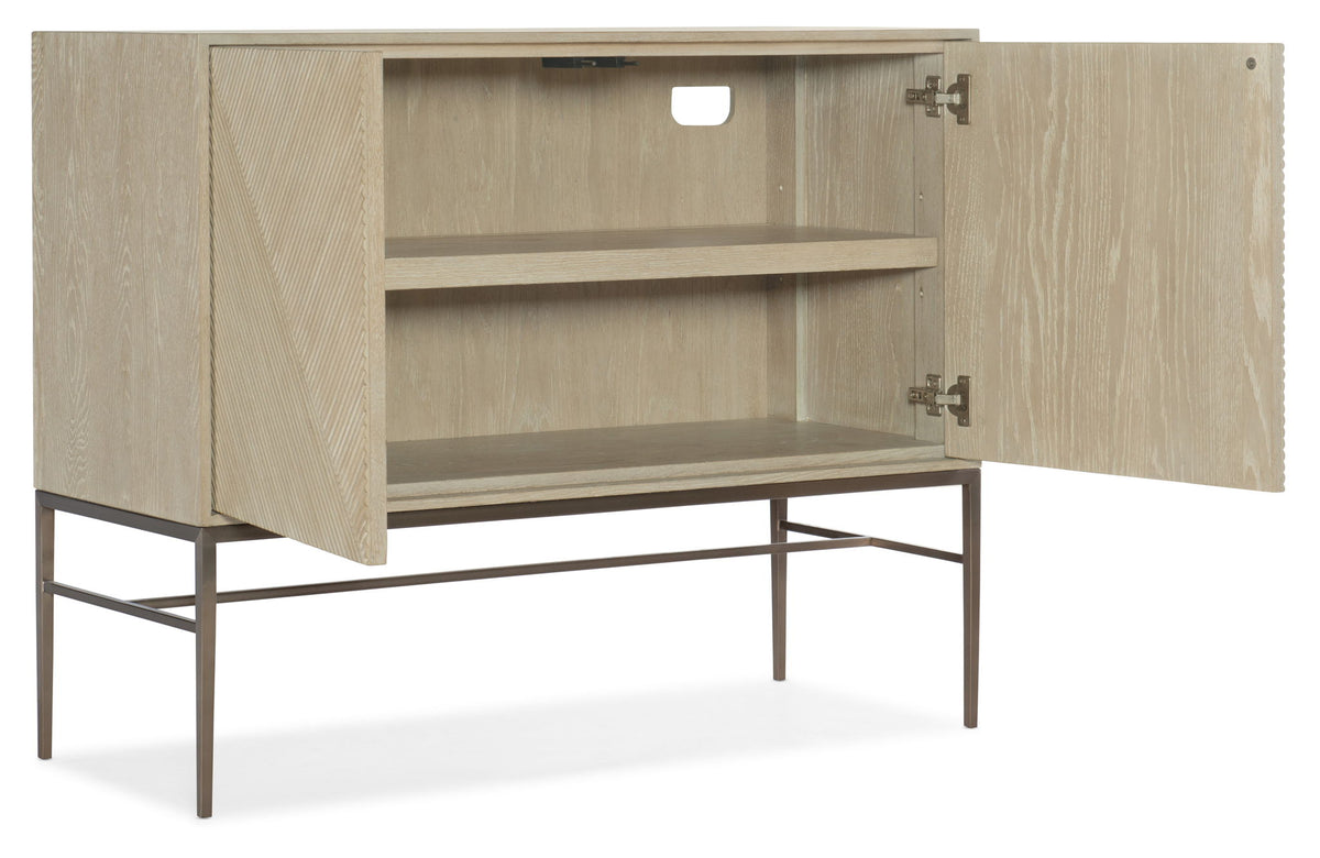 Cascade - Credenza With Metal Legs - Light Brown