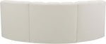 Arc - Faux Leather 3 Piece Modular U-Shaped Sofa