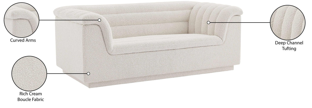 Cascade - Boucle Loveseat