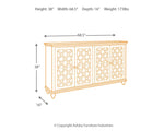 Mirimyn - Accent Cabinet - Vintage Finish - Antique Teal