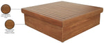 Mirella - Teak Wood Outdoor Patio Coffee Table - Natural