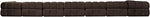 Orin - Velvet Performance Fabric Upholstered 8 Piece L-Shaped Sectional