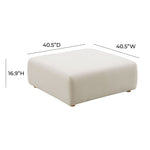 Hangover - Linen Ottoman - Cream
