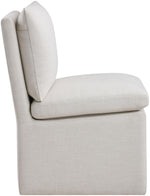 Nelori - Linen Textured Performance Fabric Upholstered Dining Chair (Set of 2)