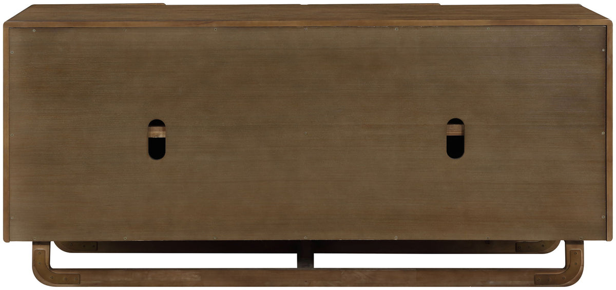 Sova - Solid Wood, Oak Veneer And Stainless Steel Sideboard/Buffet