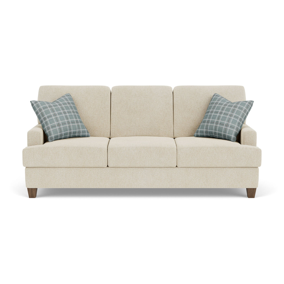 Moxy - Fabric Sofa, T-Shaped Seat Cushion, Straight Track Arms