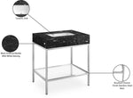 Marmo - Engineered Marble Bathroom Vanity With Chrome Base