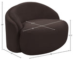 Caspian - Chenille Fabric Upholstered Chair
