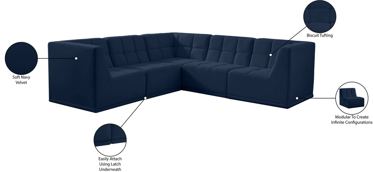 Relax - 5 Piece Modular Sectional