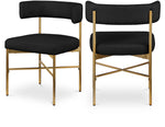 Rivage - Durable Dining Chair With Gold Frame (Set of 2)