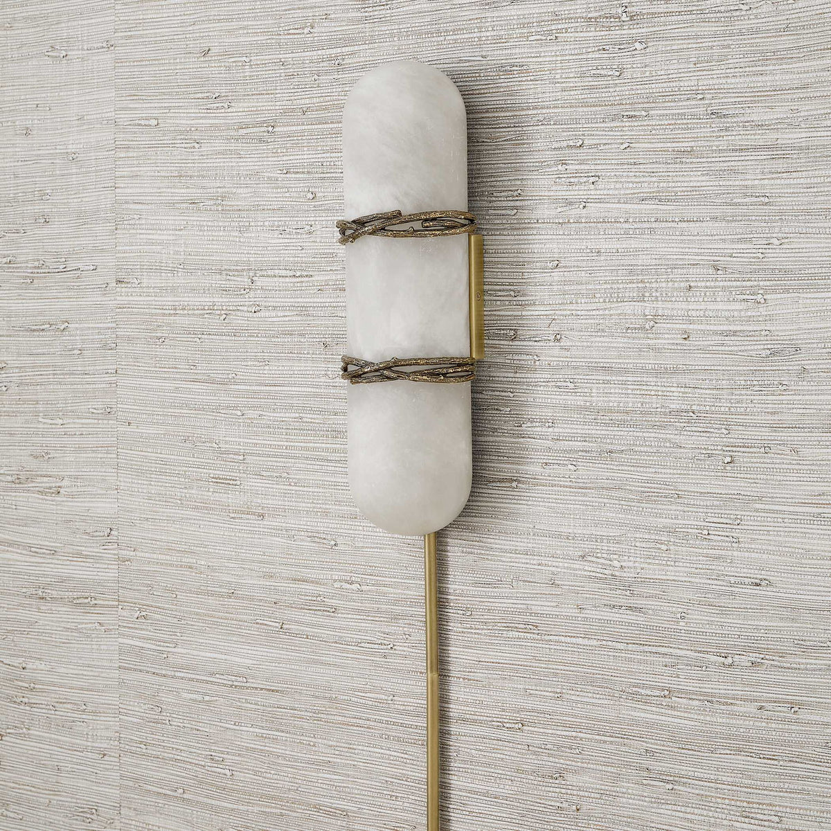 Entangled Vine - 1 Light Sconce - Brass / White