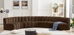Arc - Velvet 7 Piece U-Shaped Modular Sofa