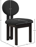 Napa - Dining Chair With Black Legs (Set of 2)