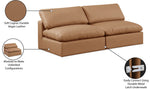 Comfy - Faux Leather Modular Armless Sofa 2 Seats
