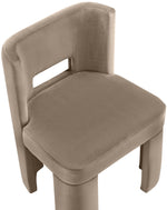 Zuno - Velvet Performance Fabric Upholstered Dining Chair (Set of 2)