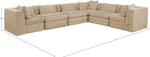 Stellar - 6 Piece Upholstered Modular Sectional