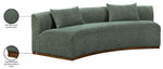Avanti - 104" Chenille Fabric Upholstered Sofa