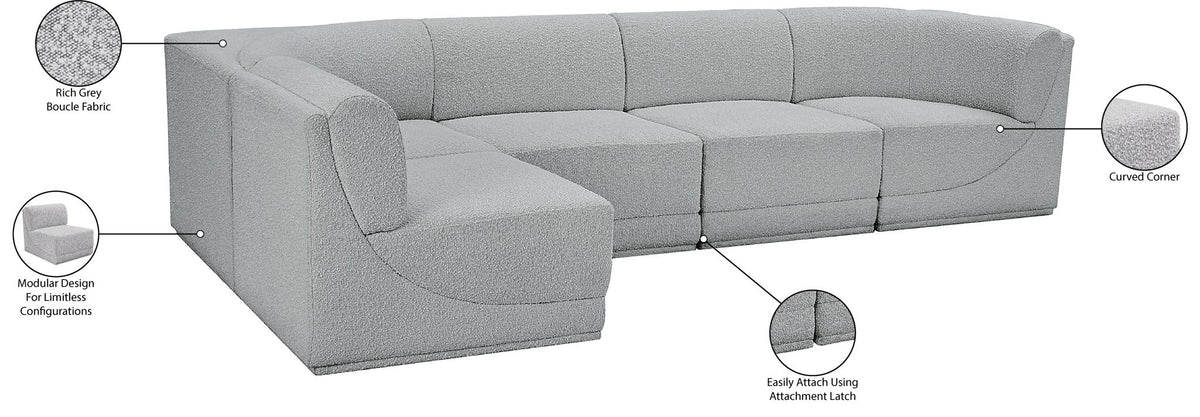 Ollie - 5 Piece Modular Sectional