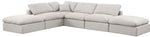 Indulge - Linen 6 Piece Modular Armless Sectional