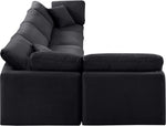 Indulge - Velvet 5 Piece Modular Sectional