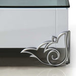 LS538 Emma Modern White Coffee Table w/ Glass Top by VIG Furniture - View 7