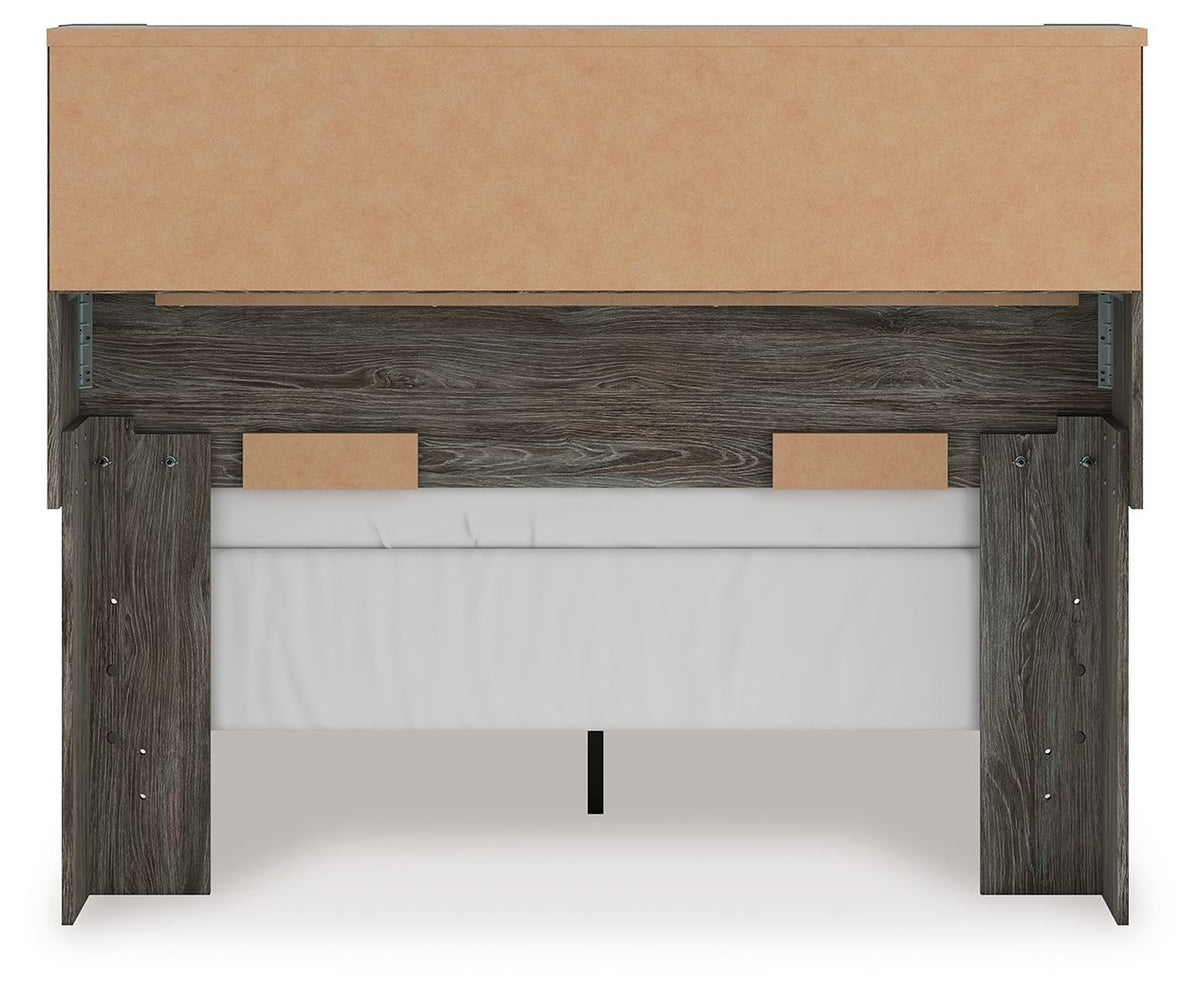 Frandern - Bookcase Panel Bedroom Set
