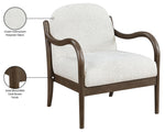 Helmsley - Performance Fabric Upholstered Accent Chair - Brown Frame