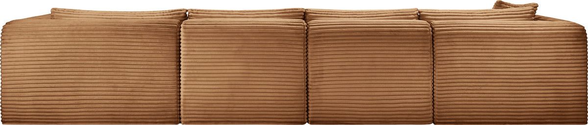 Shaggy - Fabric 4 Piece Modular Sectional
