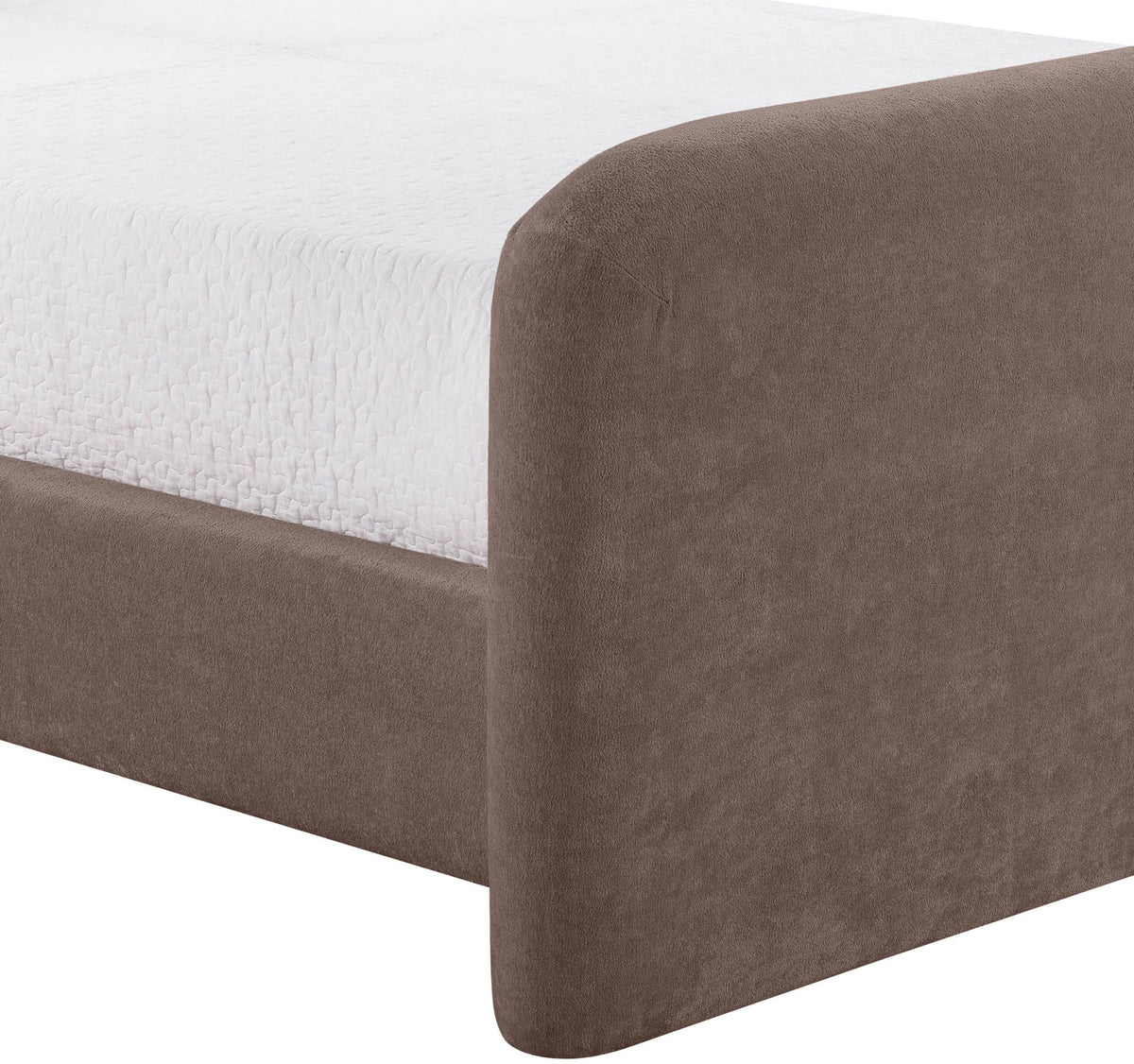Fira - Chenille Fabric Upholstered Bed