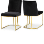 Heidi - Dining Chair with Gold Legs (Set of 2)