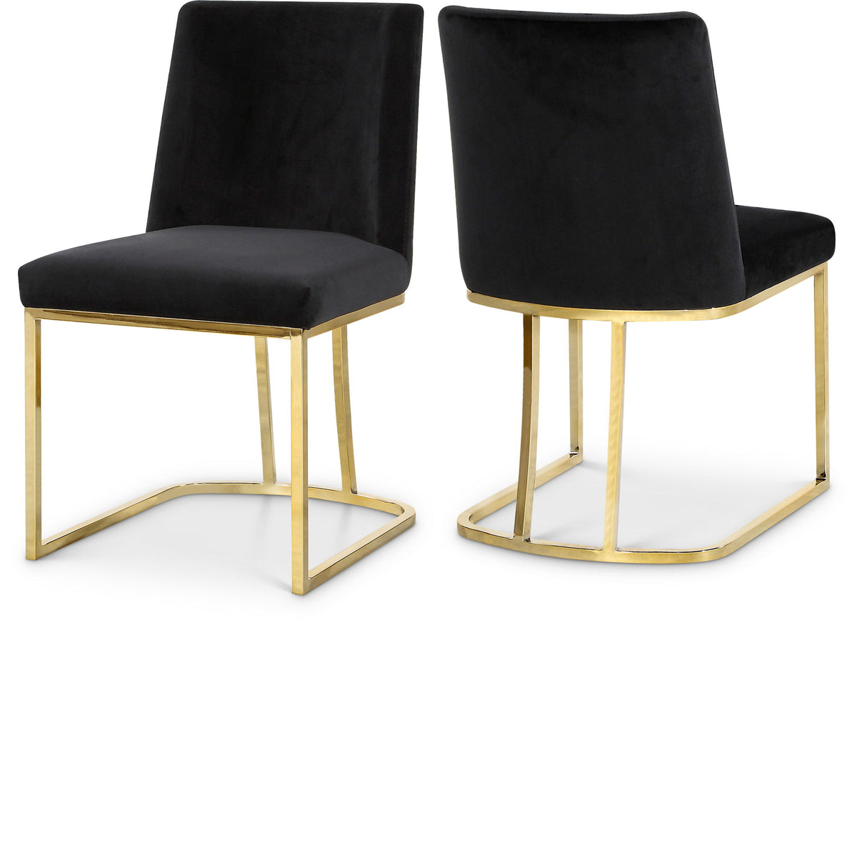 Heidi - Dining Chair with Gold Legs (Set of 2)
